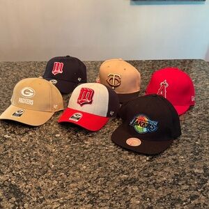 Assorted Sports Team Baseball Caps SnapBack Mitchell & Ness some NWT